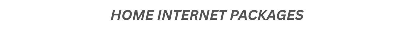 Home Internet Packages