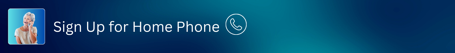 Sign Up Home Phone Header